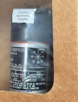 Bently Nevada 74712 Series Seismoprobe Velocity Transducer with High-Temperature Operation, Terminal Block Connection, and Hazardous Area Ready